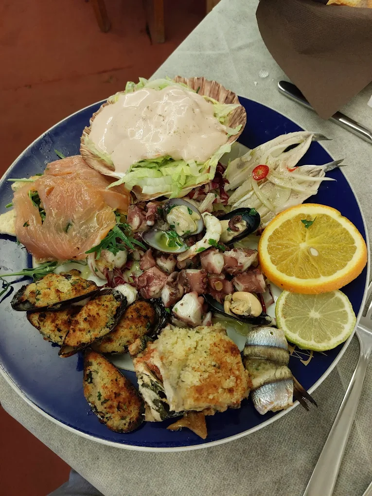 antipasto in Ristorante di Pesce a Letojanni