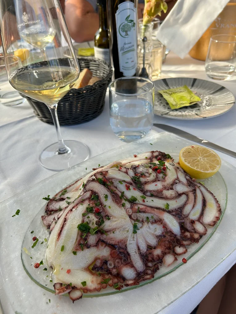 polipo in Ristorante di Pesce a Letojanni