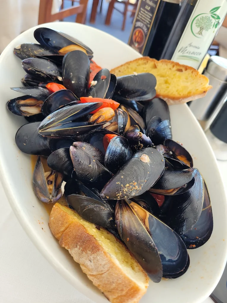 cozze in Ristorante a Letojanni